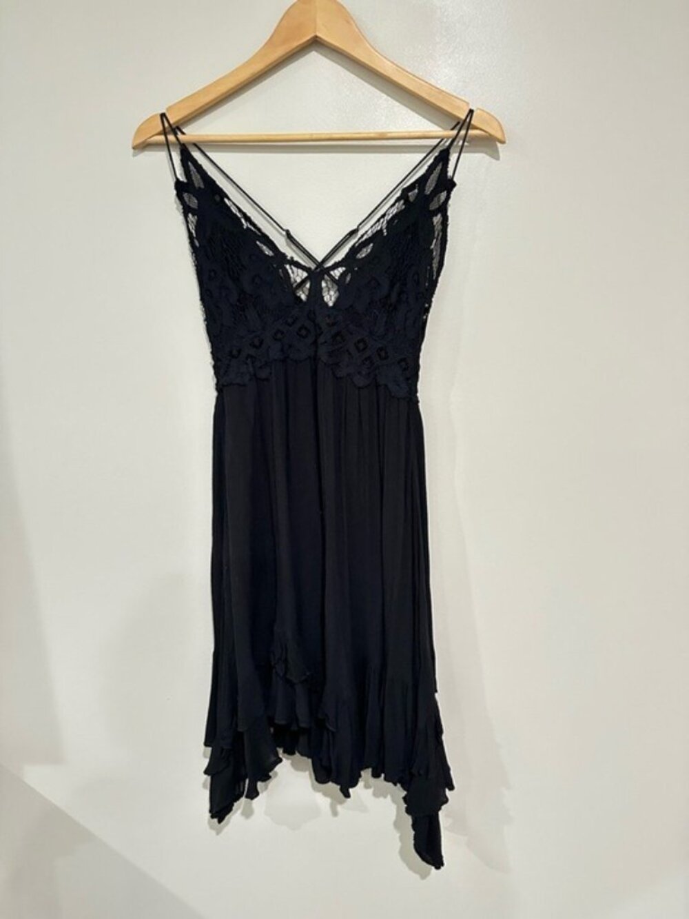 Free People FP One Adella Slip Dress S Gossip Girl Reboot Luna La Boho - Picture 3 of 12